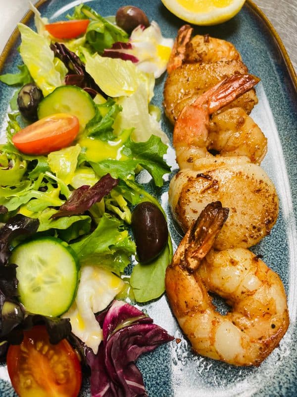 Seared Sea Scallops & Shrimps