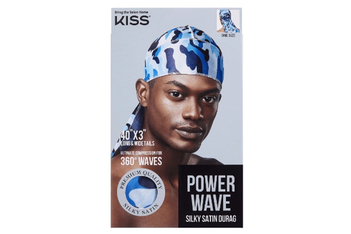 Silky Satin Durag Camo Blue (68 g)