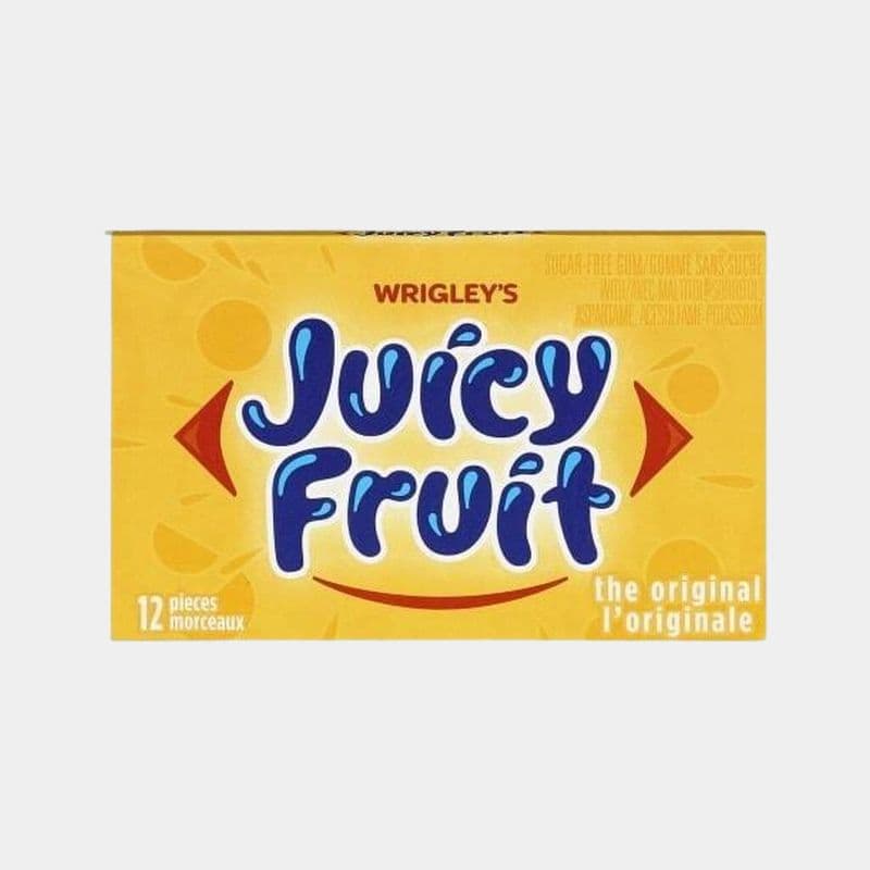 Juicy Fruit Sugar Free Gums (12 Units)