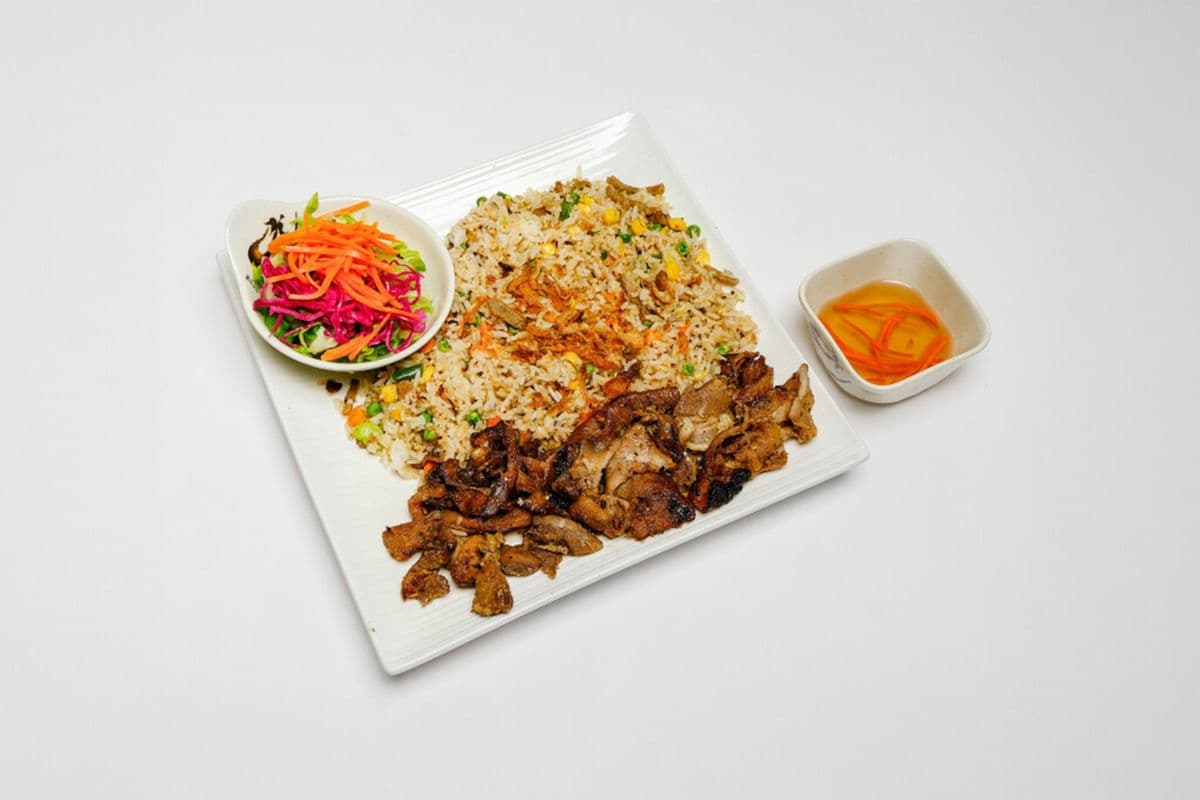 CB4. Grilled Lemongrass Pork Slices and Fried Rice