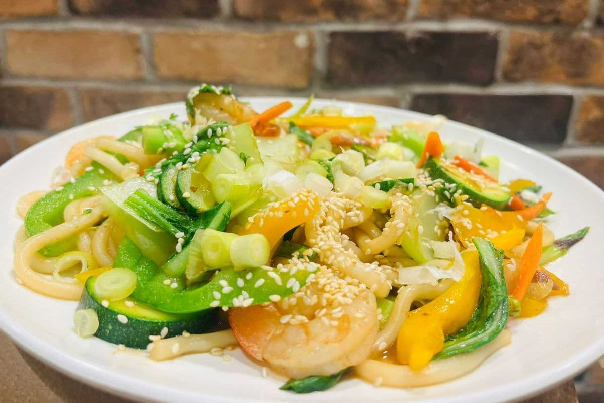 Shrimp Stir Fry Rice or Noodles
