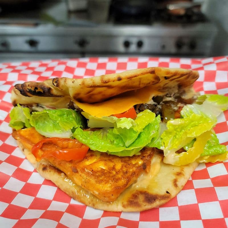 Grilled Veggie Naanwich