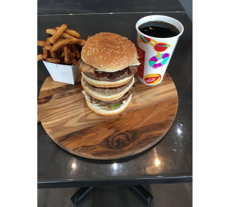 Trio hamburger triple Happy / Happy Triple Hamburger Trio