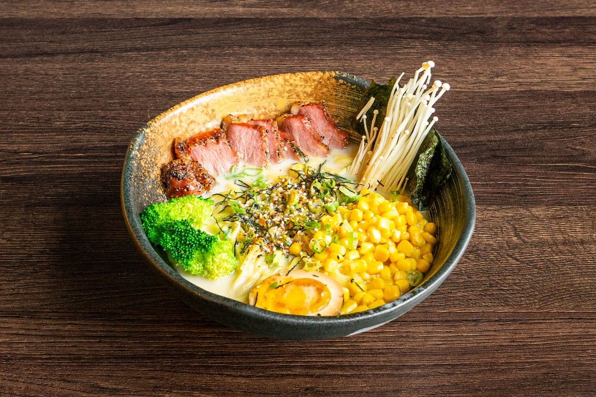 Black Pepper Duck Breast Ramen in Soup