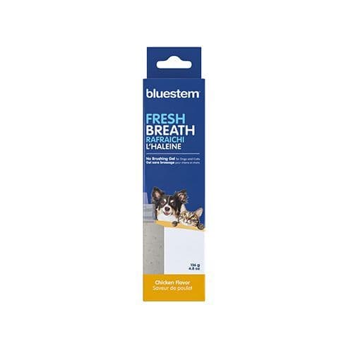 bluestem Oral Care No Brushing Gel Chicken Flavor for Dogs and Cats 4.8oz