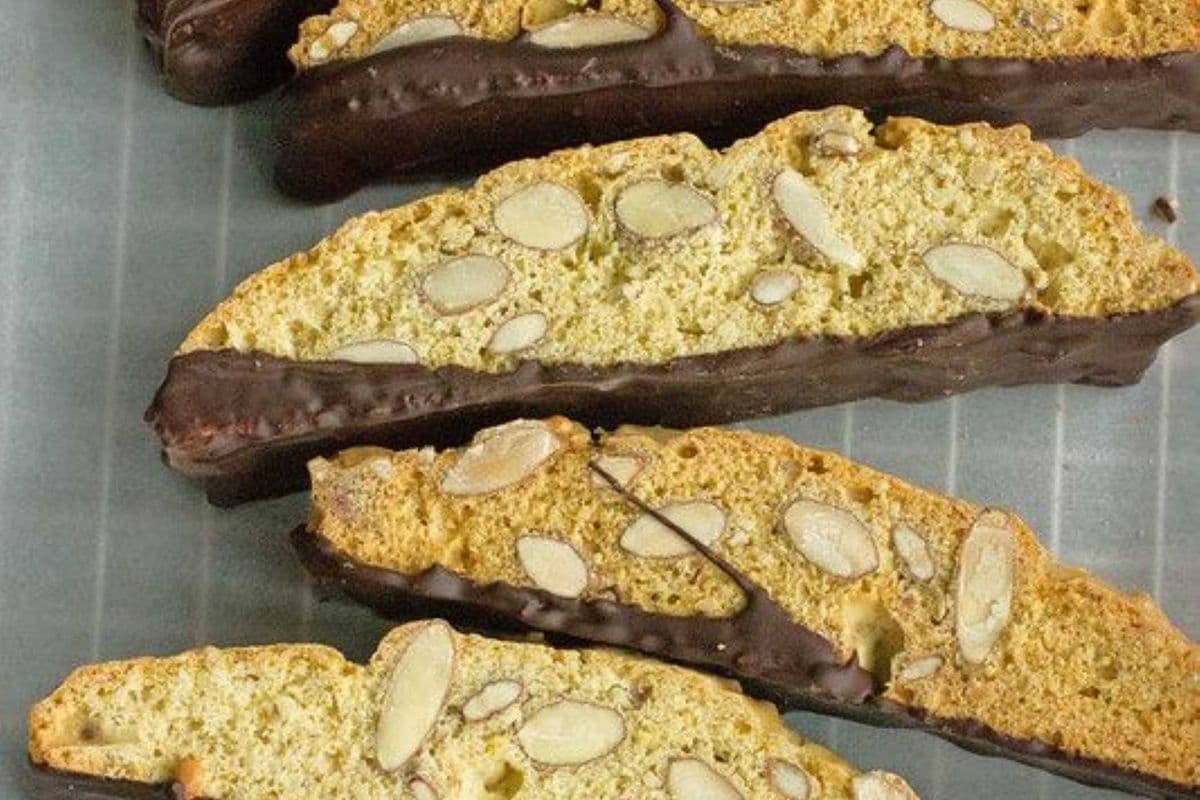 Almond & Hazelnut Choco Biscotti