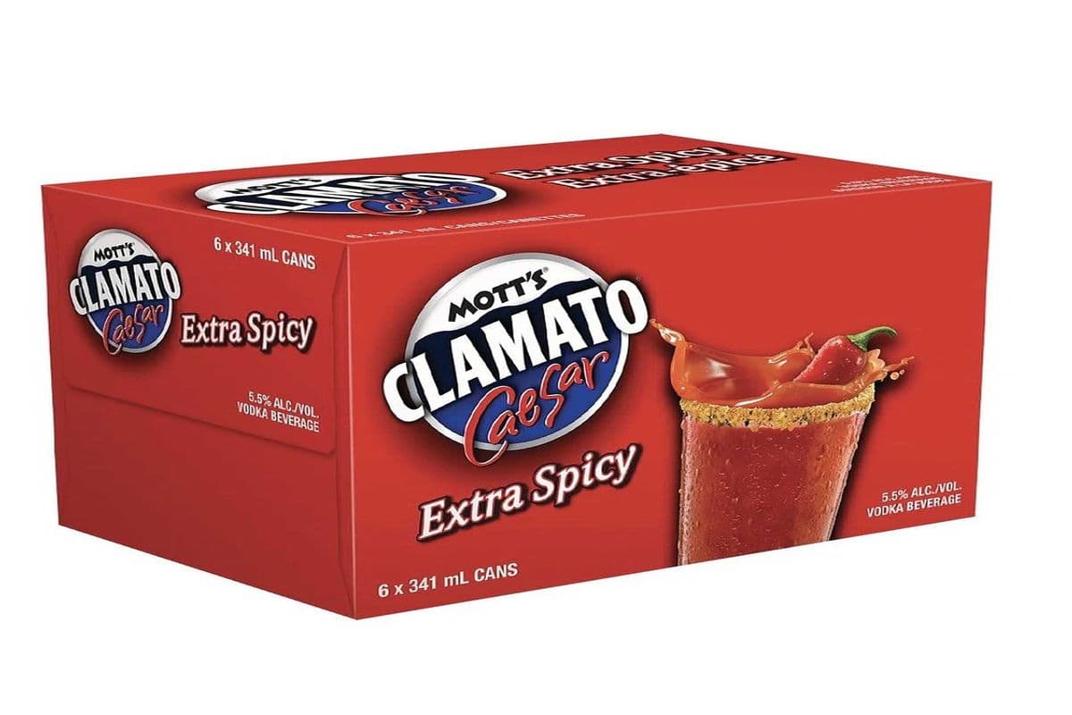 Motts Caesar Extra Spicy 6PK (6 x 341ml)