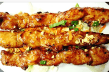 7. Satay Chicken Skewers (3 pcs)