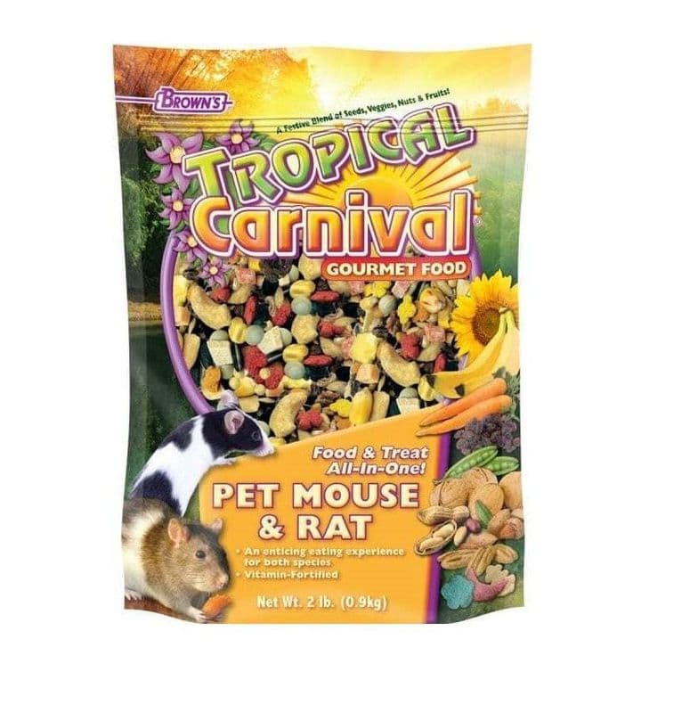 Brown's Tropical Carnival Gourmet Mouse & Rat Food 2 lb