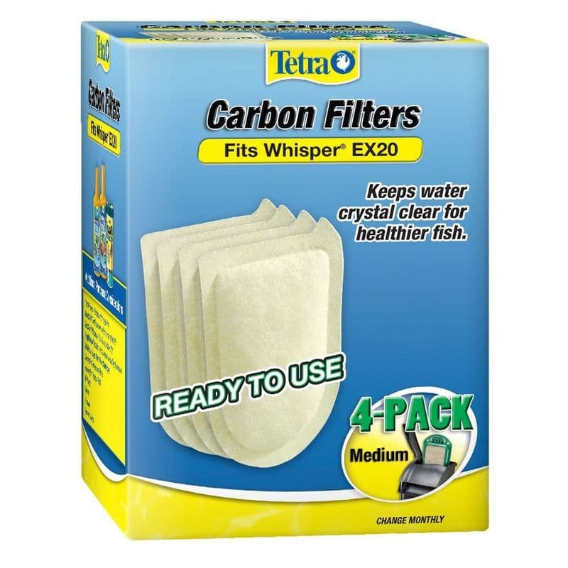 Tetra Whisper EX Carbon Filter MED 4pk