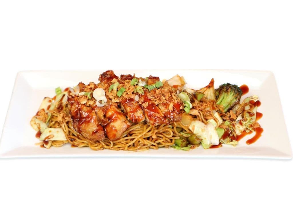 Spicy Chicken Yakisoba