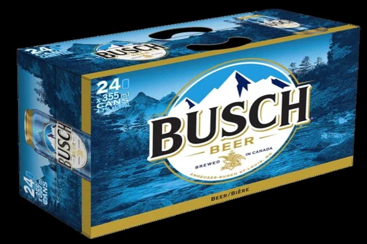 Busch Lager Beer 24 Cans (24 x 355ml)