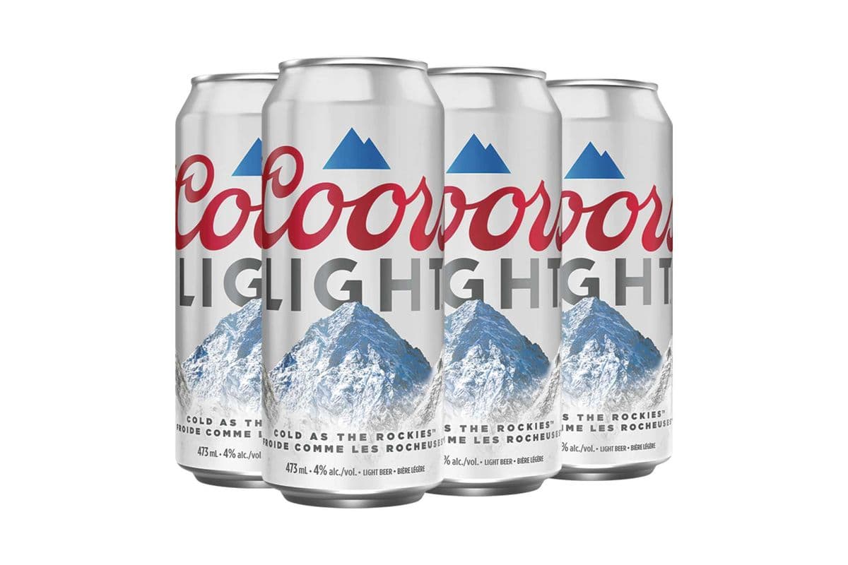 Coors Light (4 Cans) (4 x 473 ml)