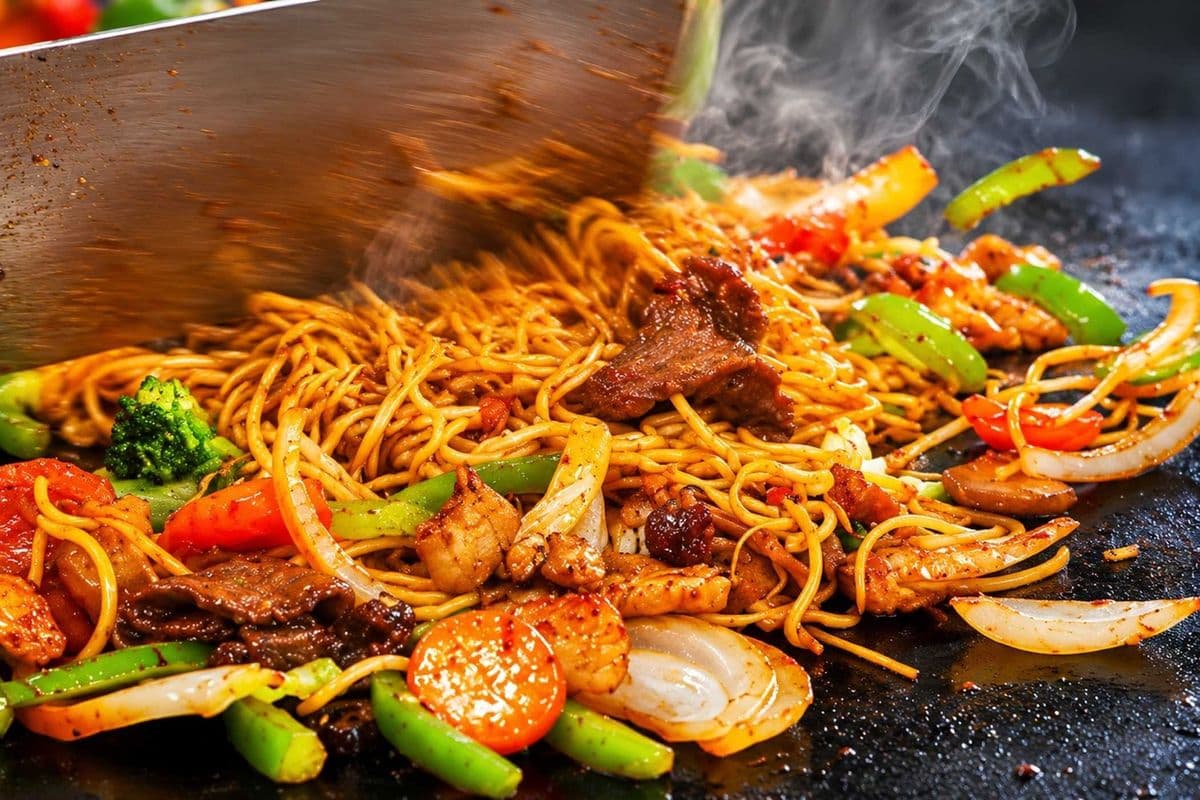 Triple Meat Teriyaki