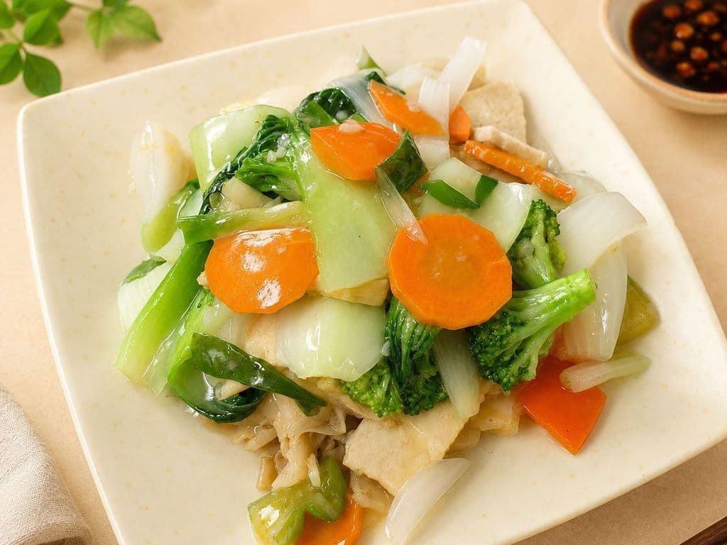 608. Vegetarian Stir Fry Rice Noodles