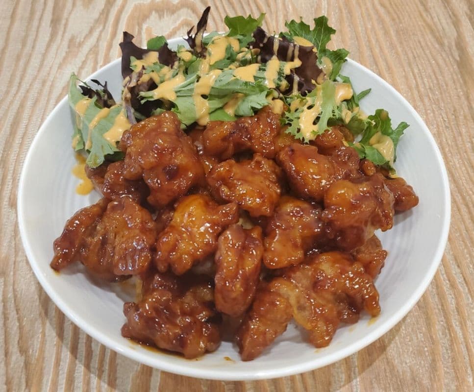 Sweet & Spicy Chicken Rice Bowl