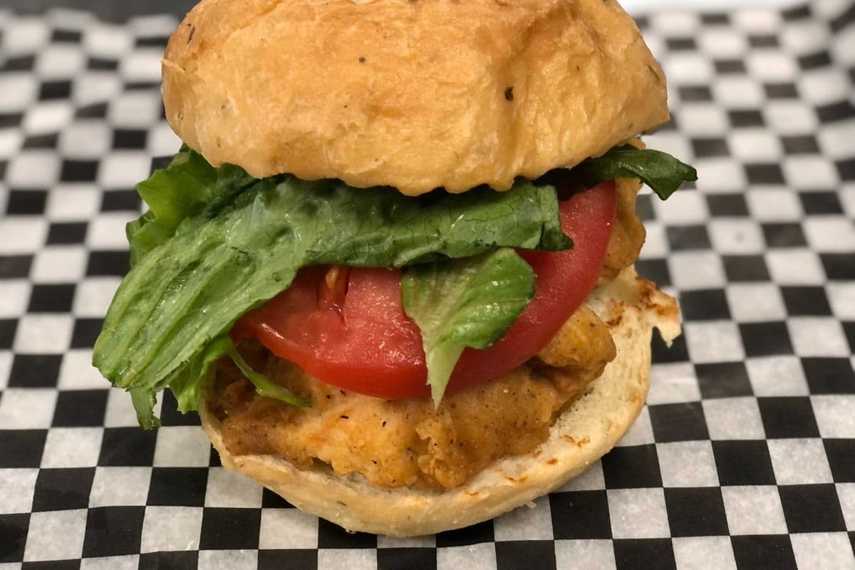 Island spicy Chicken Burger Combo