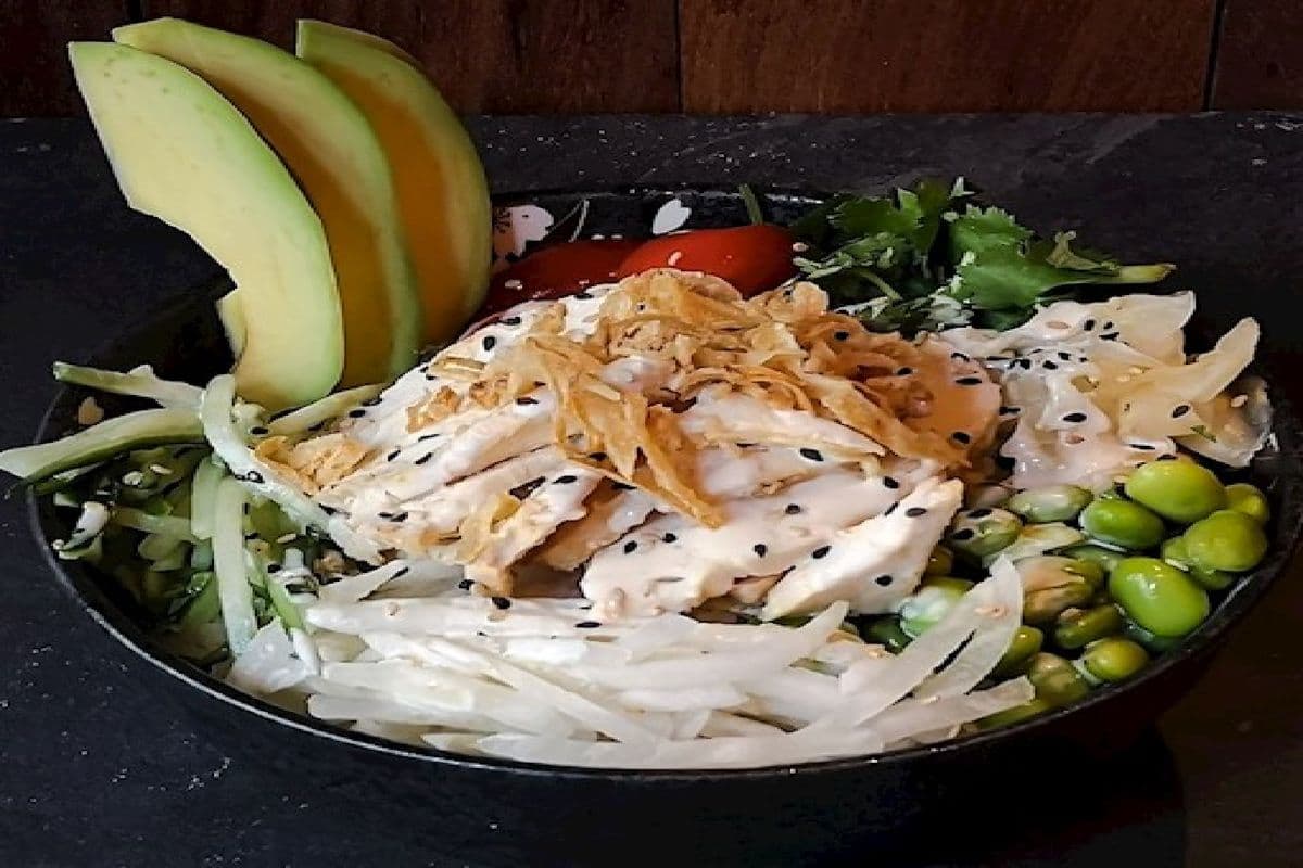 Sésame lime et chili au poulet