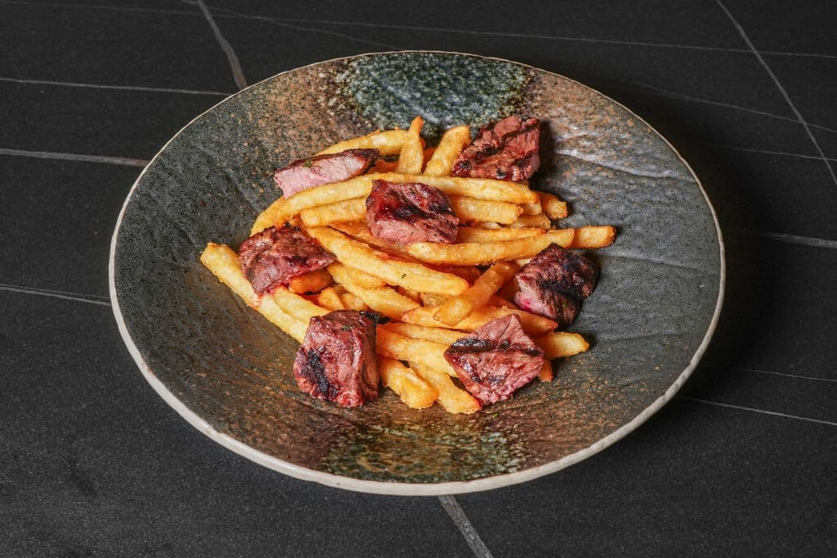 Mini Steak Bites with Fries