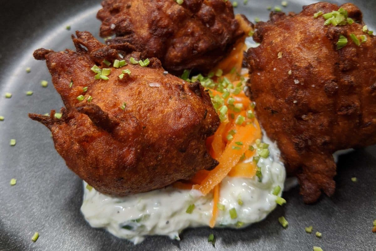 Chickpea and Carrot Fritters
