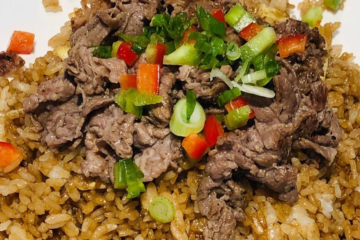 55. Japanese Beef Fried Rice