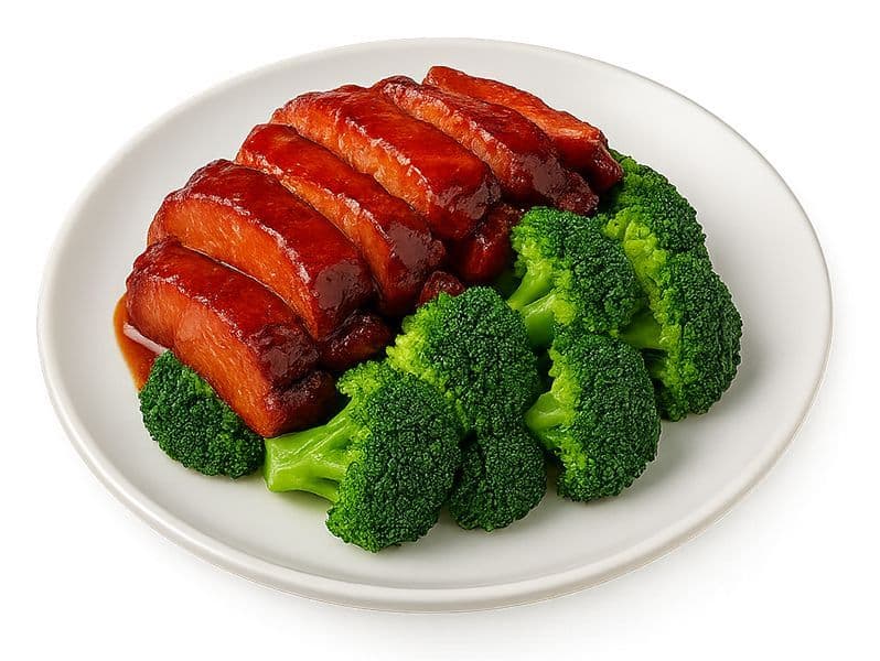 BBQ Pork and Broccoli 叉烧西兰花