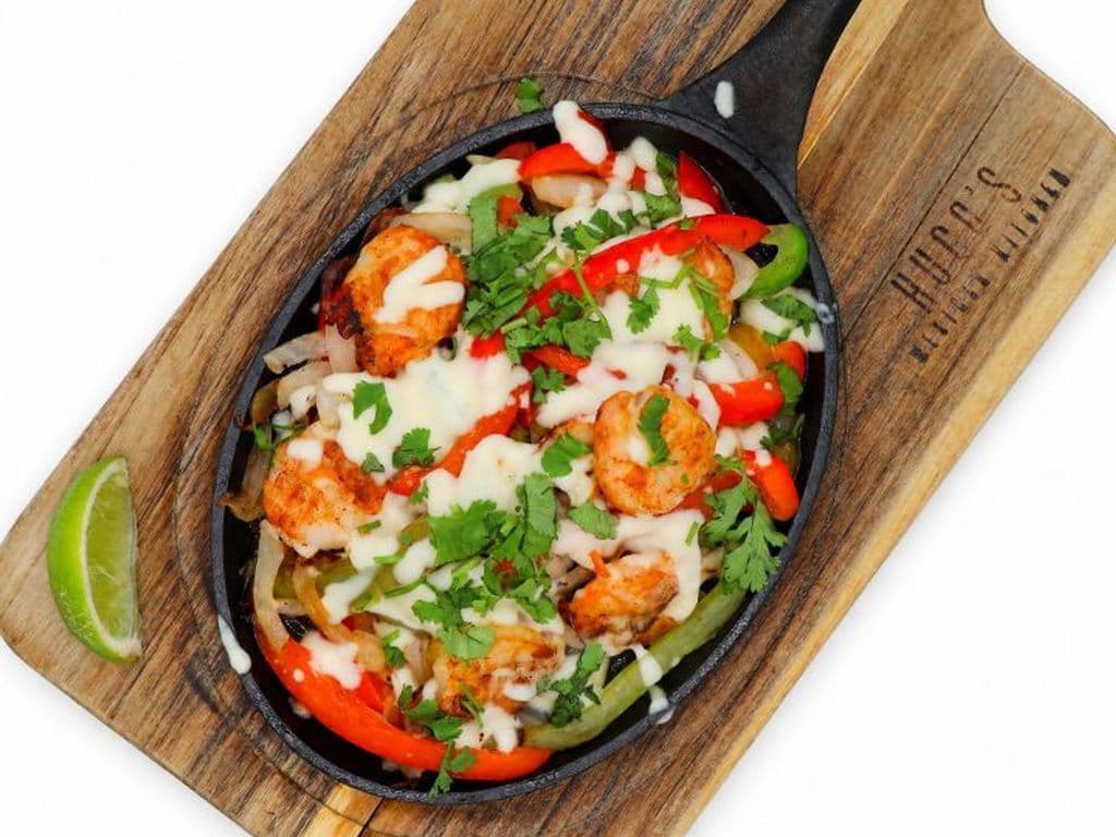 Cajun Prawns Fajitas