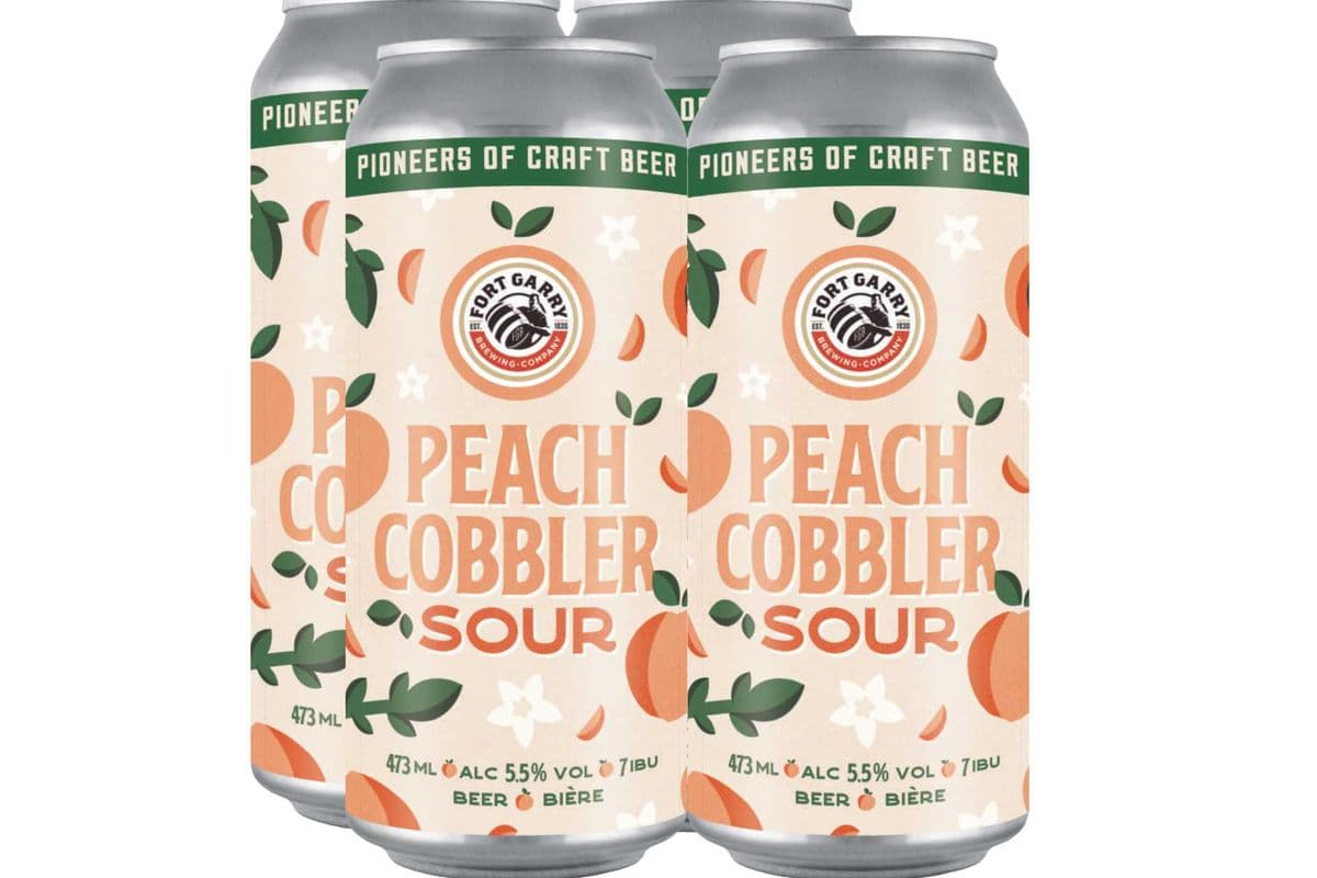 Peach Cobbler Sour - 4 Pack! (1 x 473ml x 4)