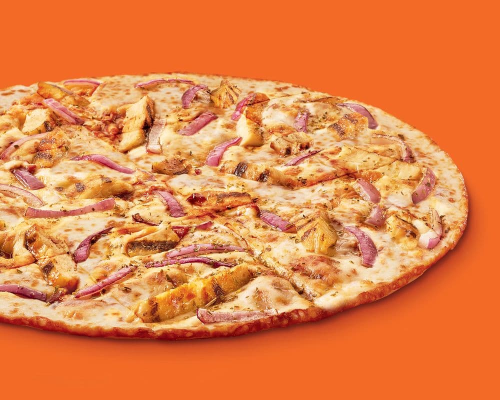 12" Medium Thin Crust BBQ Chicken Pizza