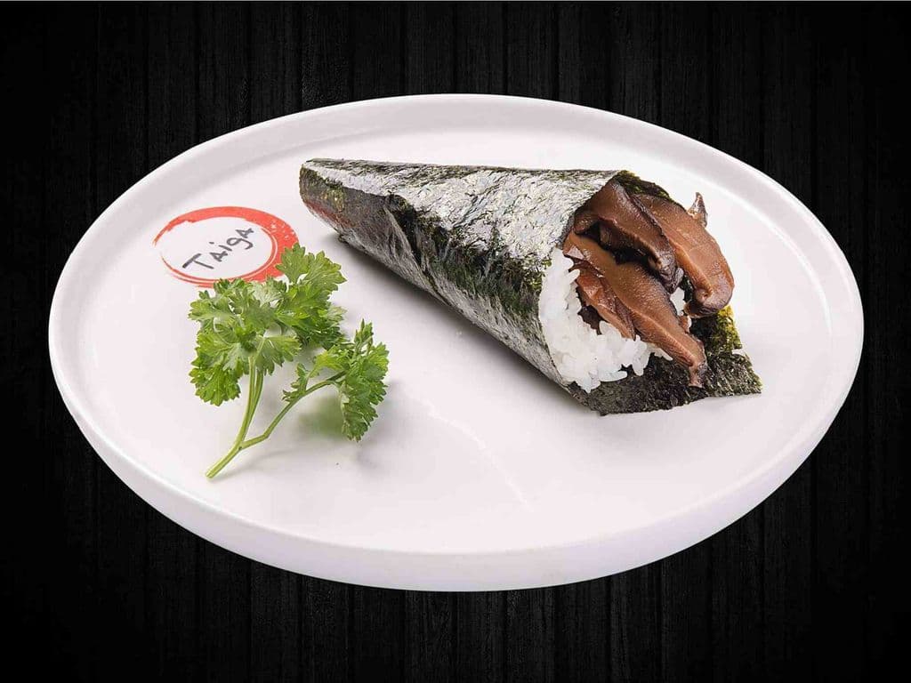 Shitake Mushroom Hand Roll