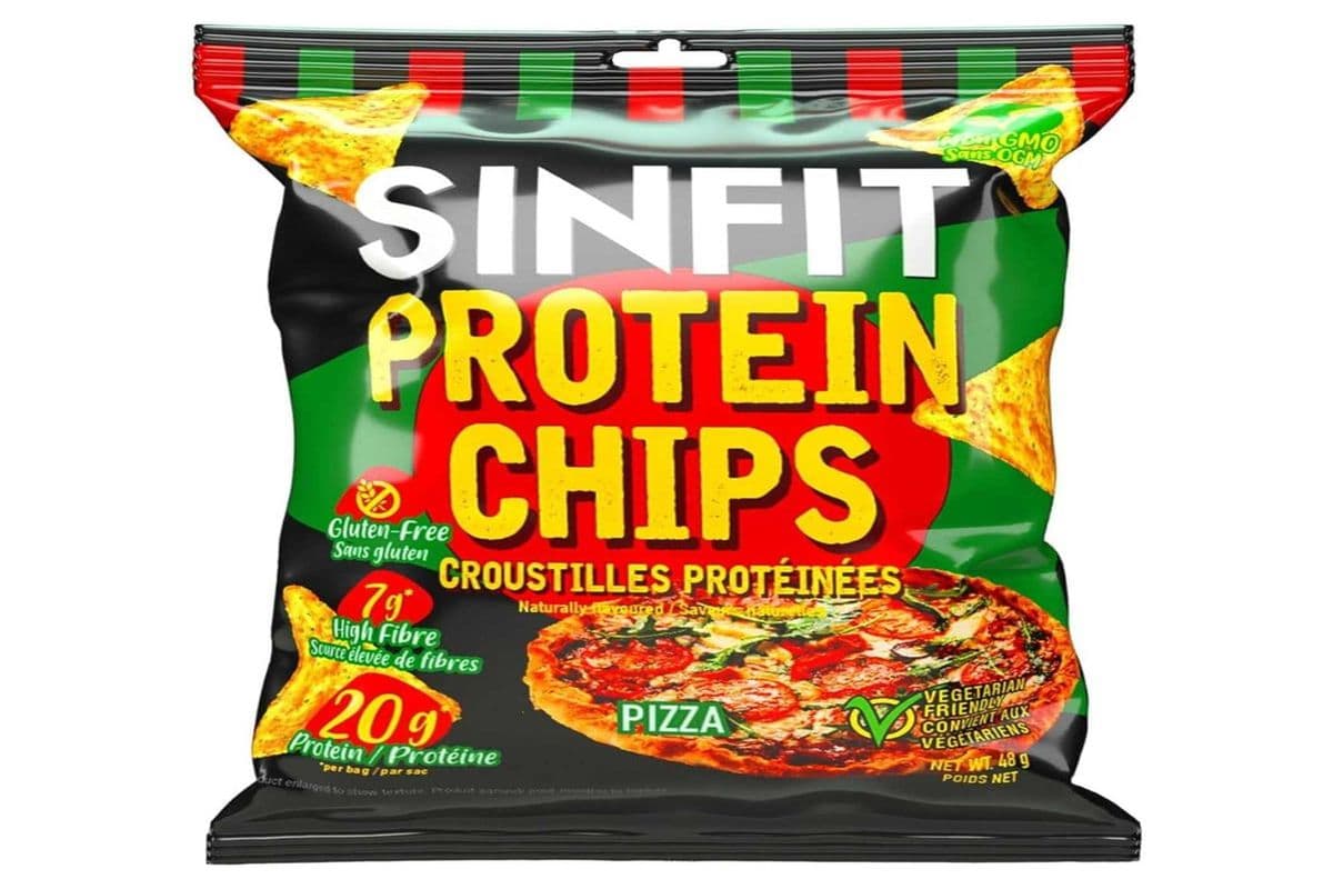 SINFIT PROTEIN CHIPS (PIZZA FLAVOR) (48G) (190 Cal)