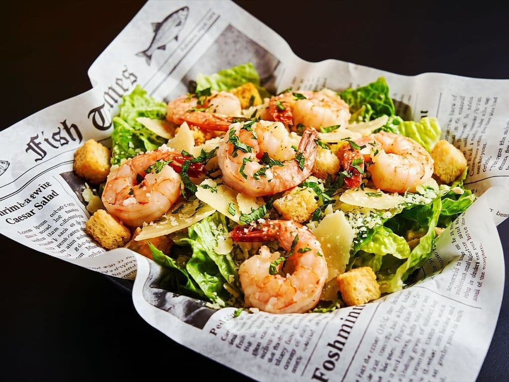 Shrimp Caesar Salad