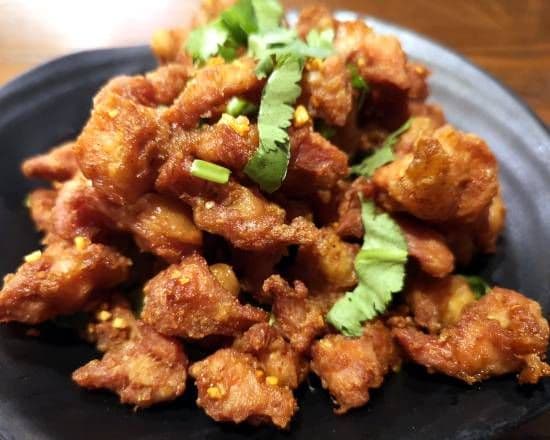 Crispy Chicken Gristle with Garlic