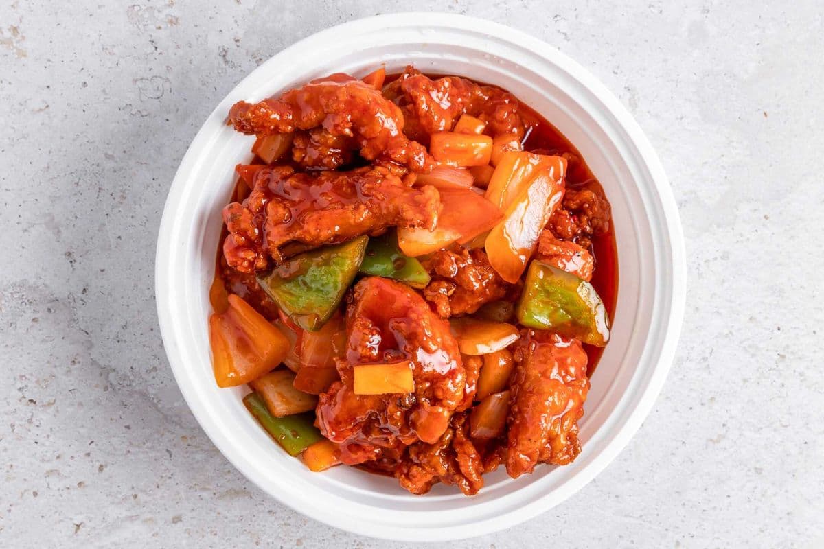 38. Sweet and Sour Stir Fry Chicken