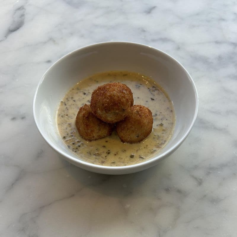 Arancini aux champignons / Mushroom arancini