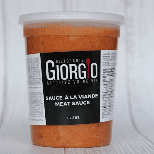 SAUCE À LA VIANDE / MEAT SAUCE