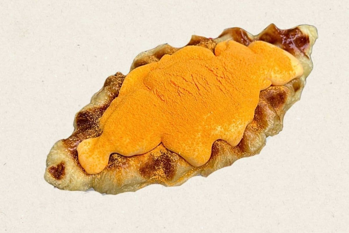 Cheddar Cheese Croffle