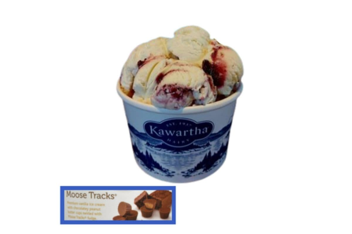 Kawartha Dairy Moose Tracks Ice Cream (6 oz)