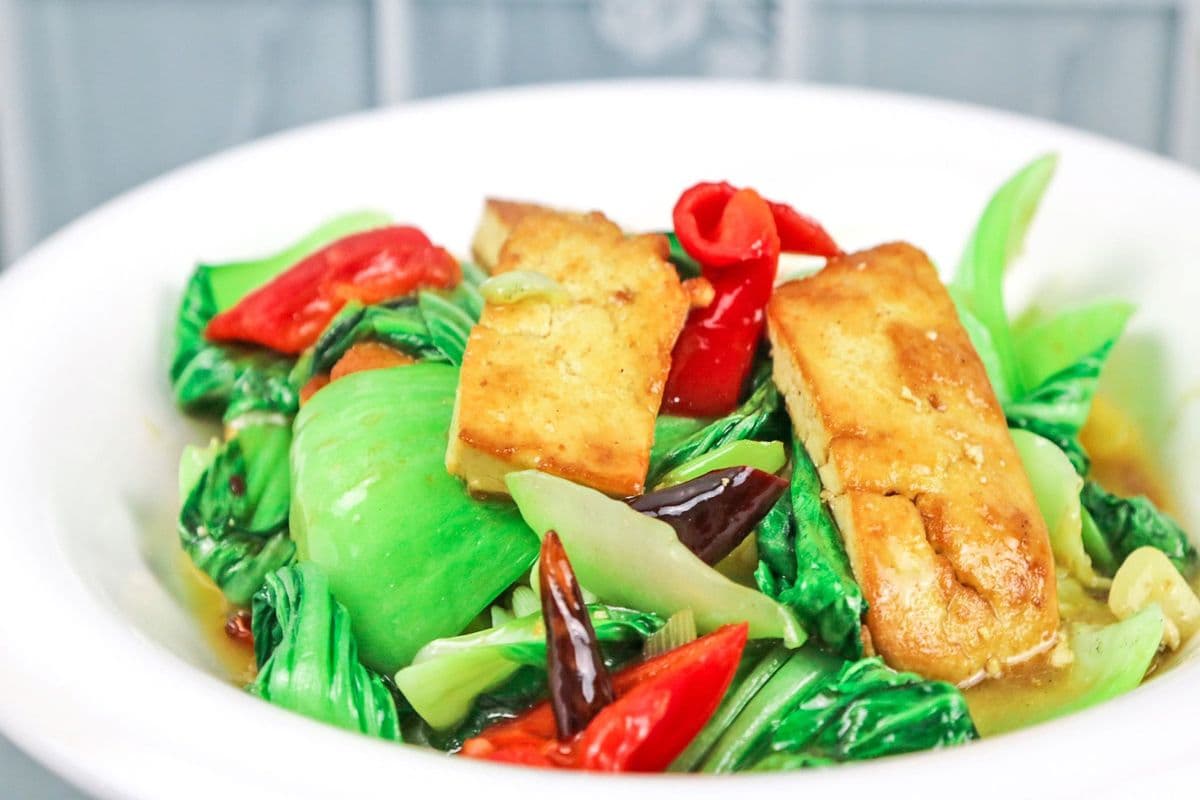 Deep Fried Tofu with Veg