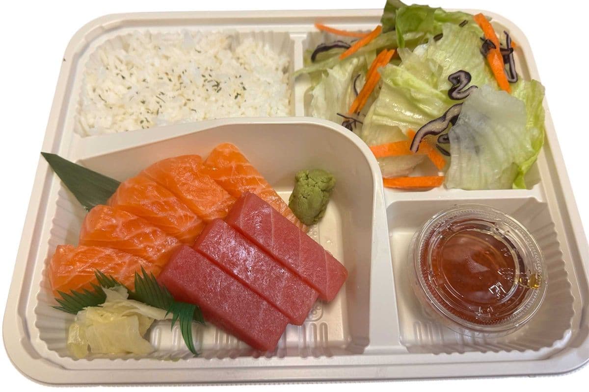 B9) Special Sashimi and Tempura Bento