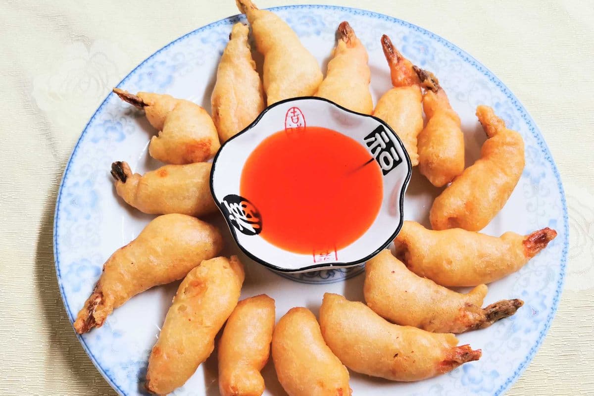 86. Deep-Fried Prawns 酥炸大虾