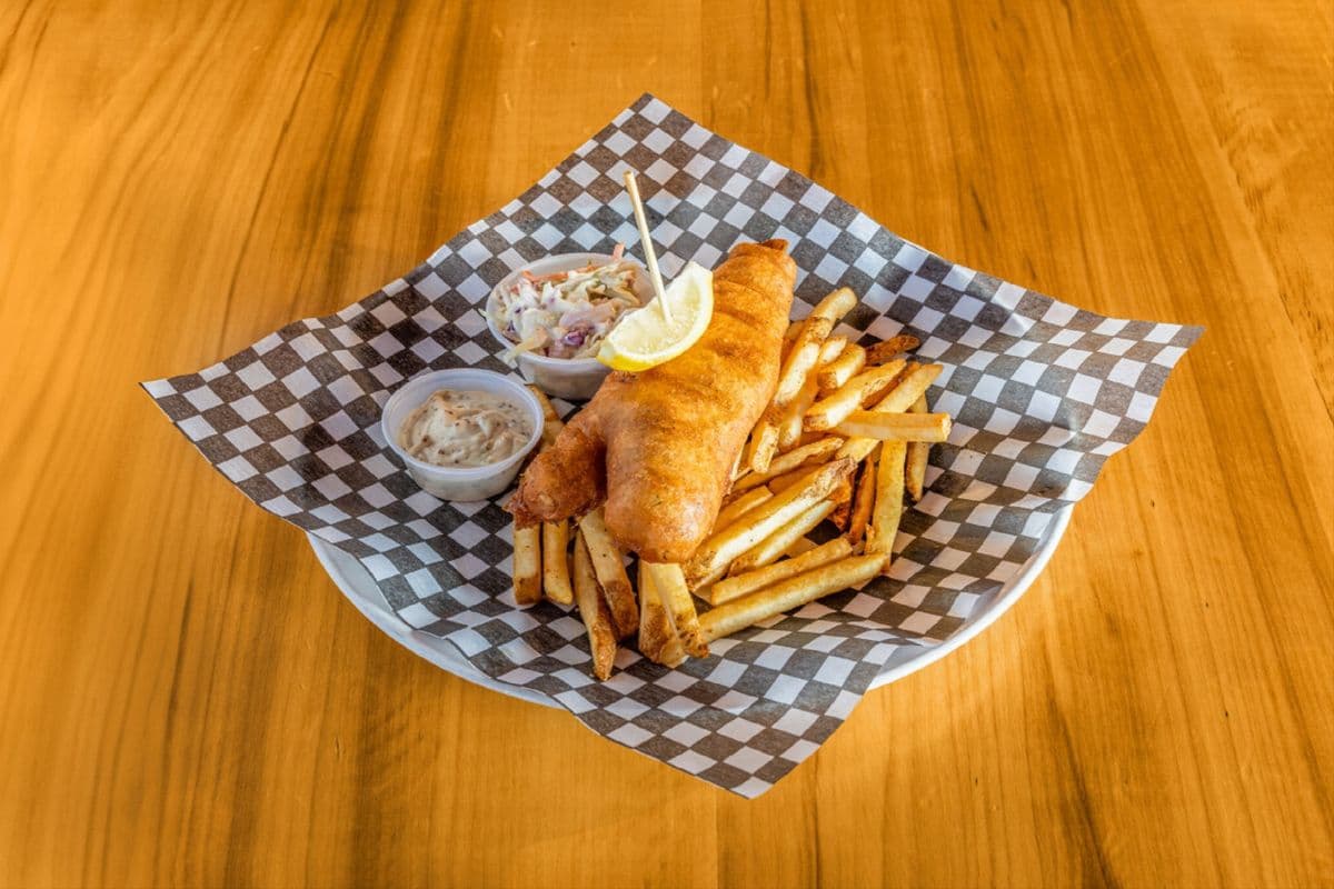 Cod Fish and Chips (1 pc)
