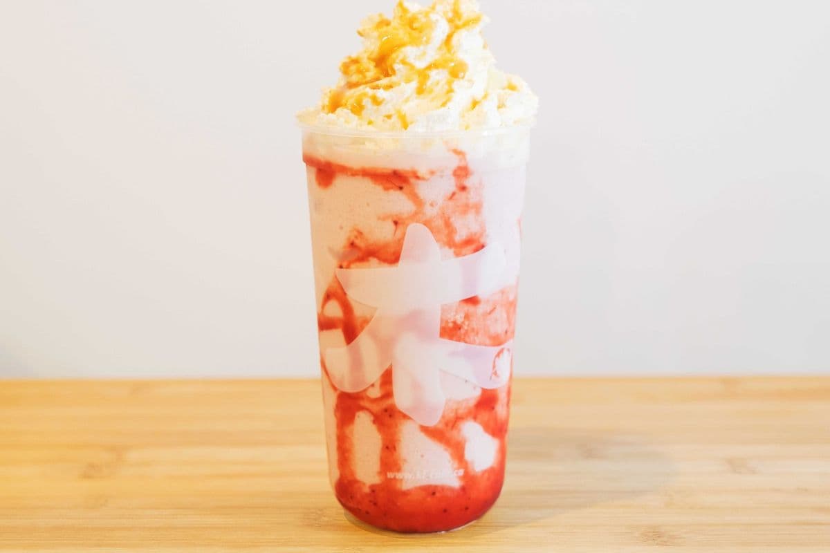 Strawberry Cheesecake Frappe
