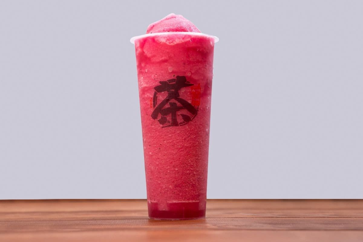 S2. Frappée glacée aux fruits du dragon et au litchi /Dragon fruit and lychee slush/荔枝⽕⿓果冰沙