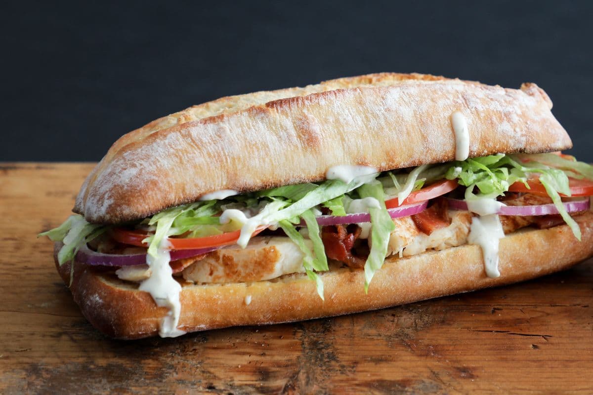 Chicken Bacon Ranch Sandwich