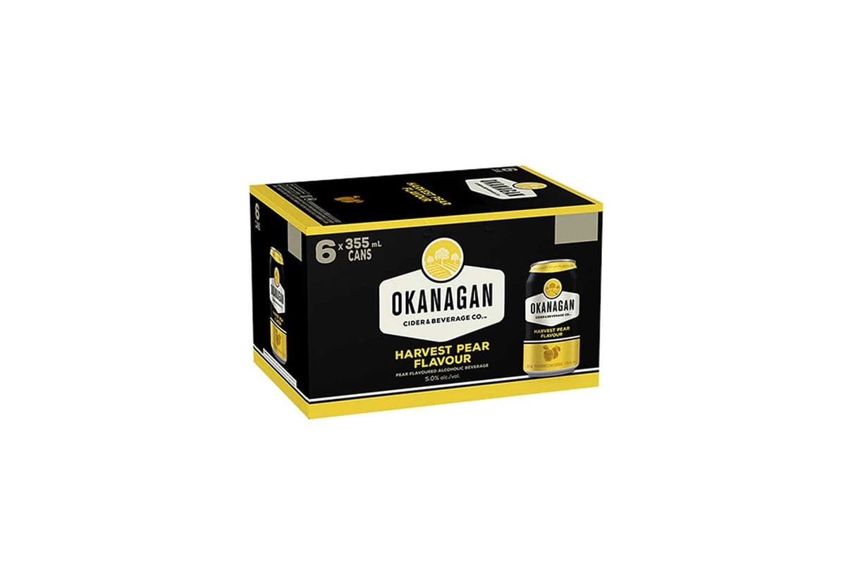 Okanagan Cider and Beverage Co. Beer, Harvest Pear (6 x 355ml)