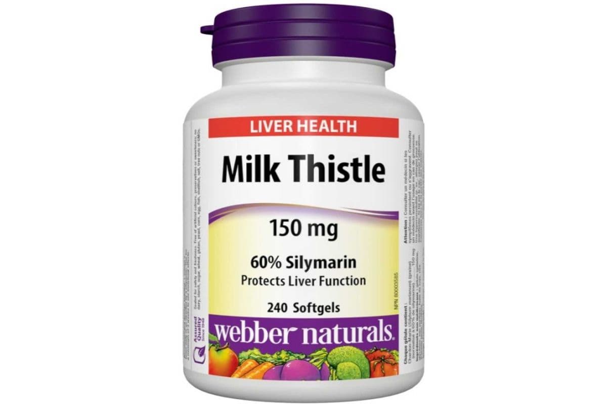 Webber Naturals Milk Thistle 60% Silymarin 150 Mg (240)