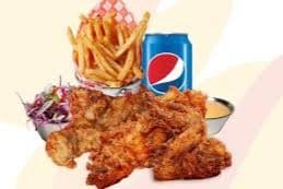 15 Morceaux + Frites + 2 Sauces + Pepsi (CROQ. OU AIL)