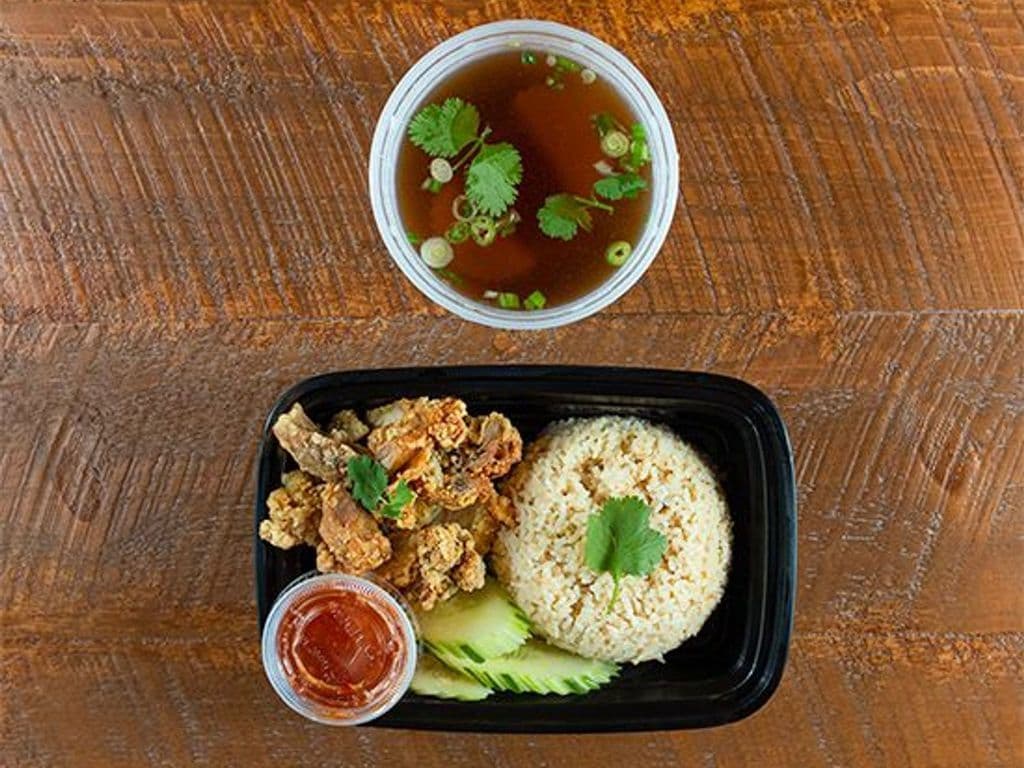 Poulet frit Thai Hainan | Thai Hainan Fried Chicken