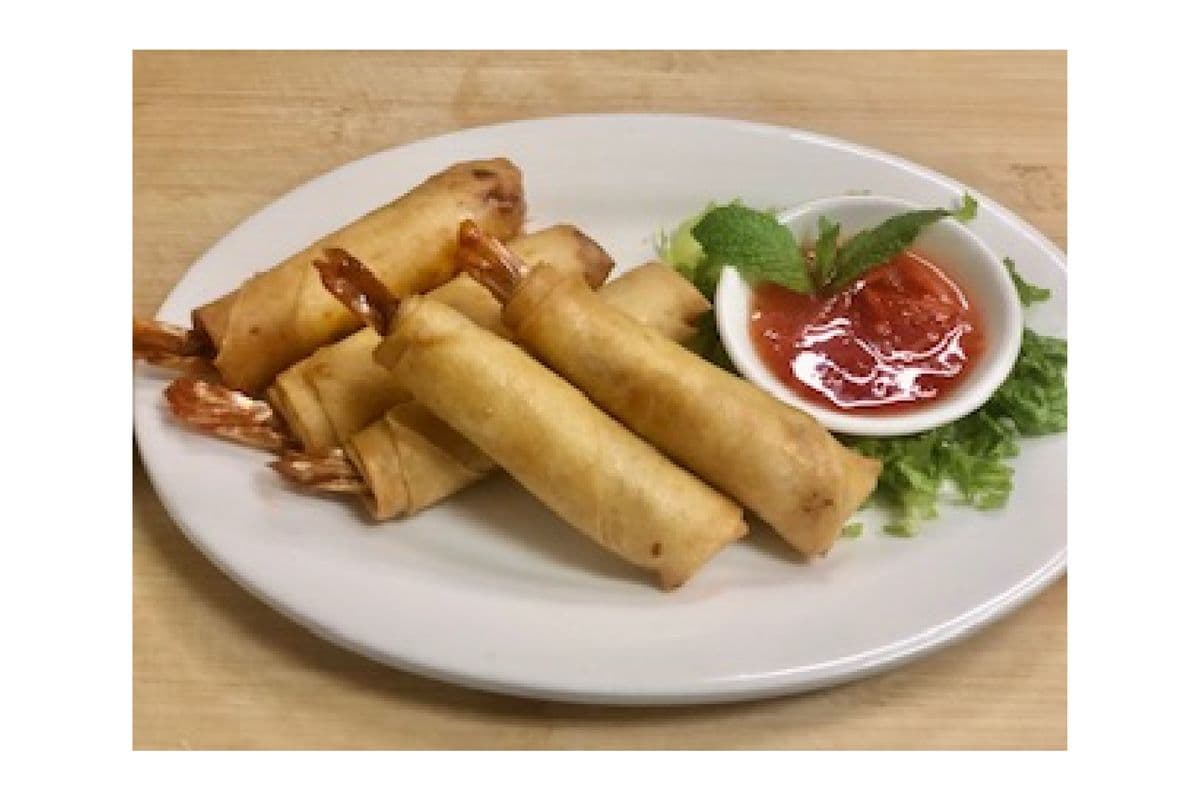 A2. Fried Shrimp Rolls (5 pcs)